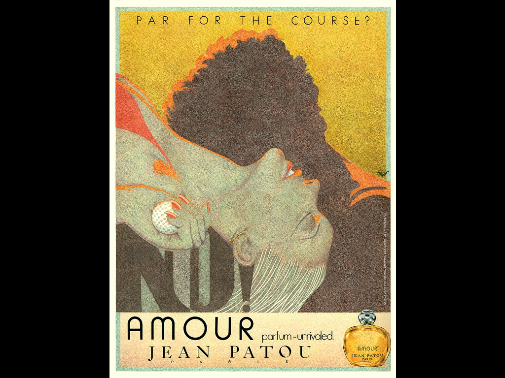 CONCEPT & DESIGN AD - AMOUR PERFUME BY JEAN PATOU, INC., NYC